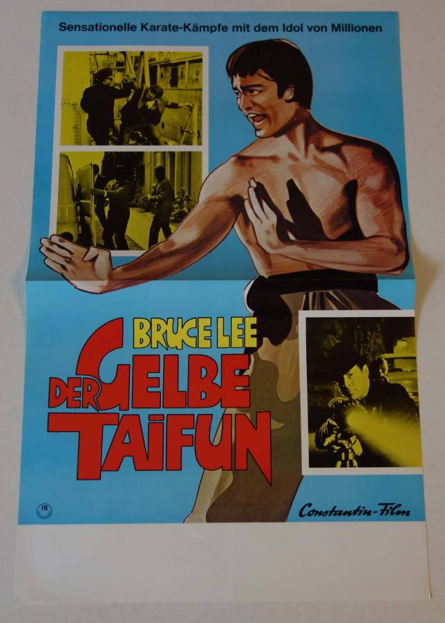 Bruce Lee: Der gelbe Taifun originales deutsches A3-Filmplakat